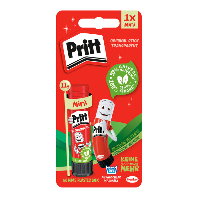 Pritt Lijmstift 11 gram, kindvriendelijk en uitwasbaar