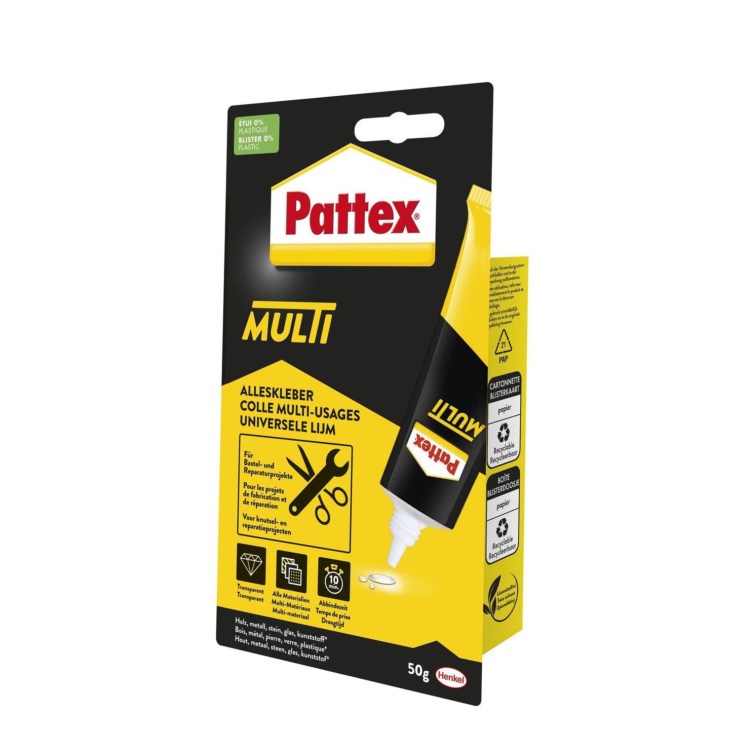 Pattex Multi Alleslijm 50g, universeel en druipvrij - 2