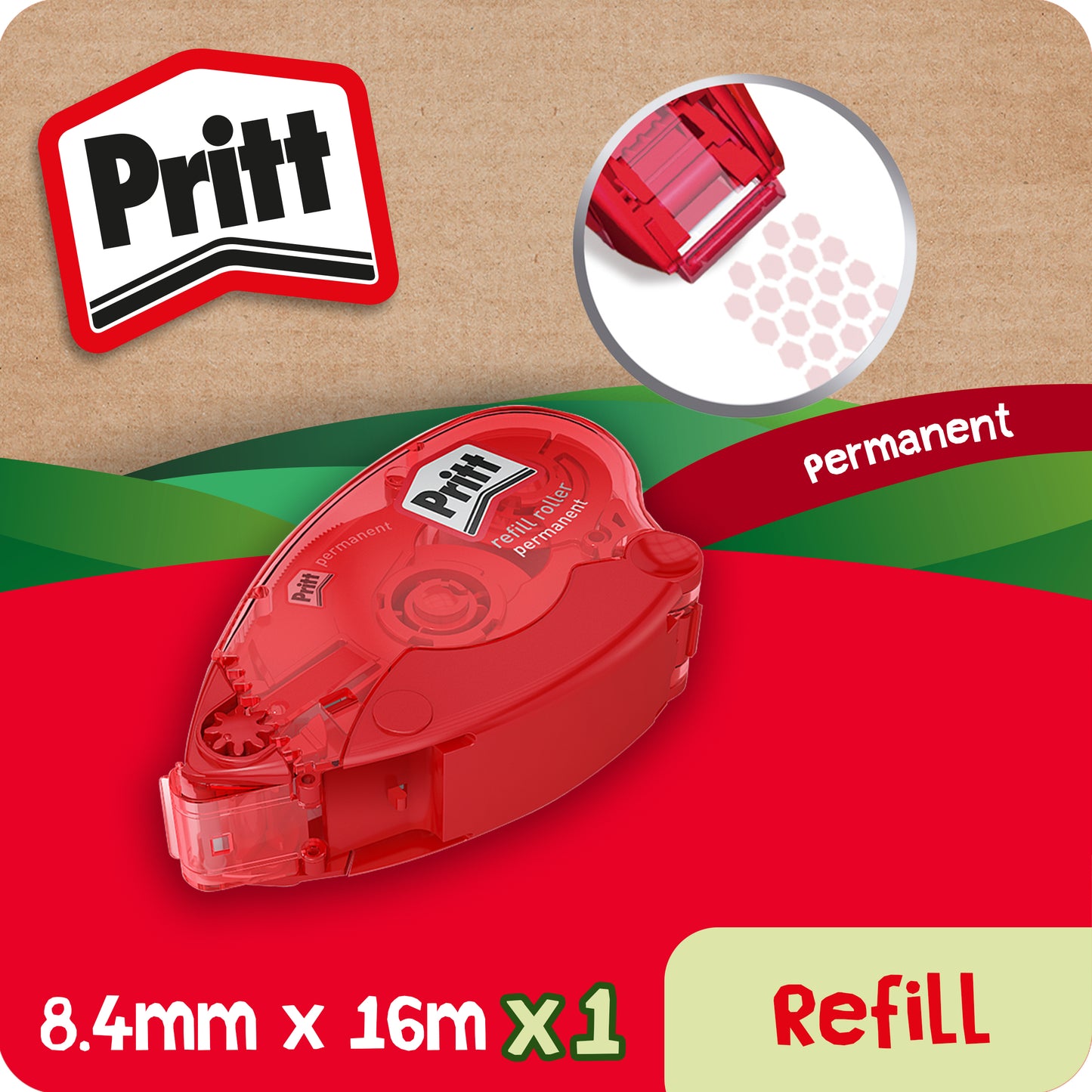 Lijmroller Pritt Compact permanent 10 meter - 2