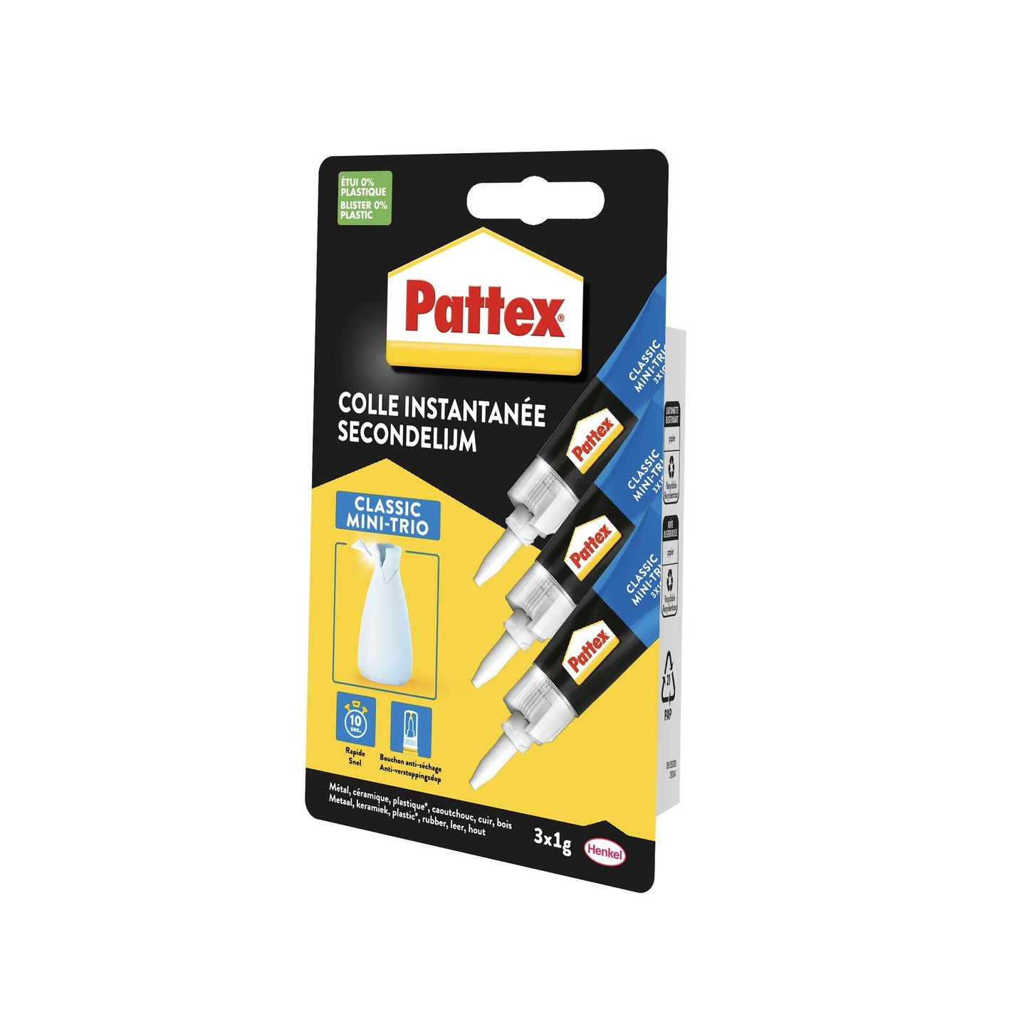 Secondenlijm Pattex Classic in tube 1 gram - 2