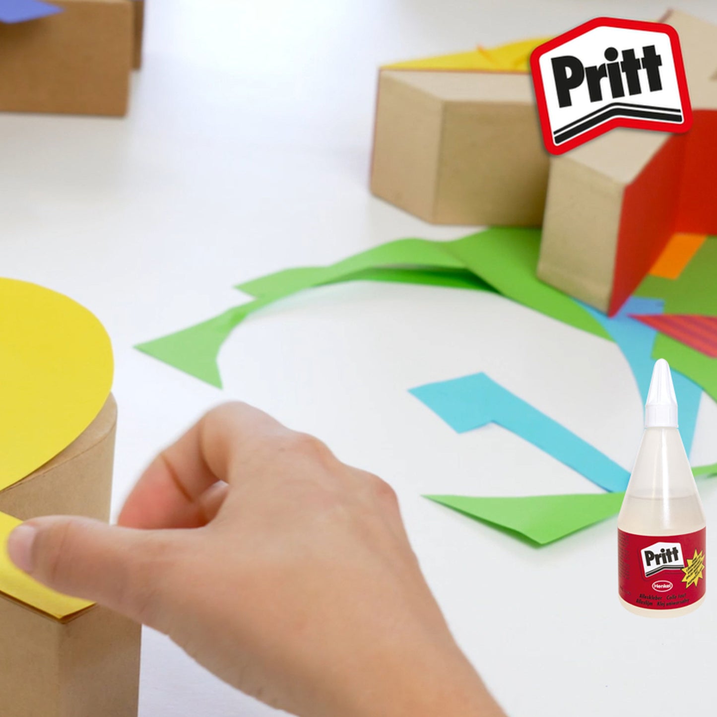 Alleslijm Pritt 200g, kindvriendelijk en snel lijmend