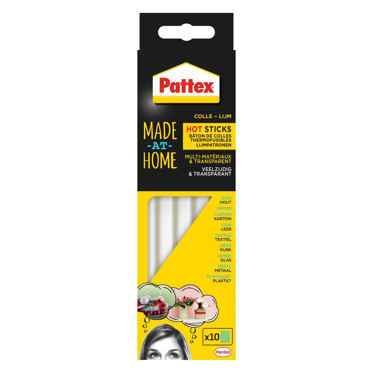 Lijmpatroon Pattex Hobby voor lijmpistool 10 stuks - 2