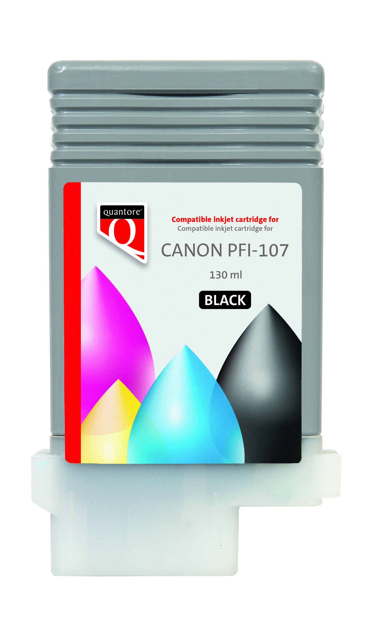 Inktcartridge Quantore Canon PFI-107 Zwart