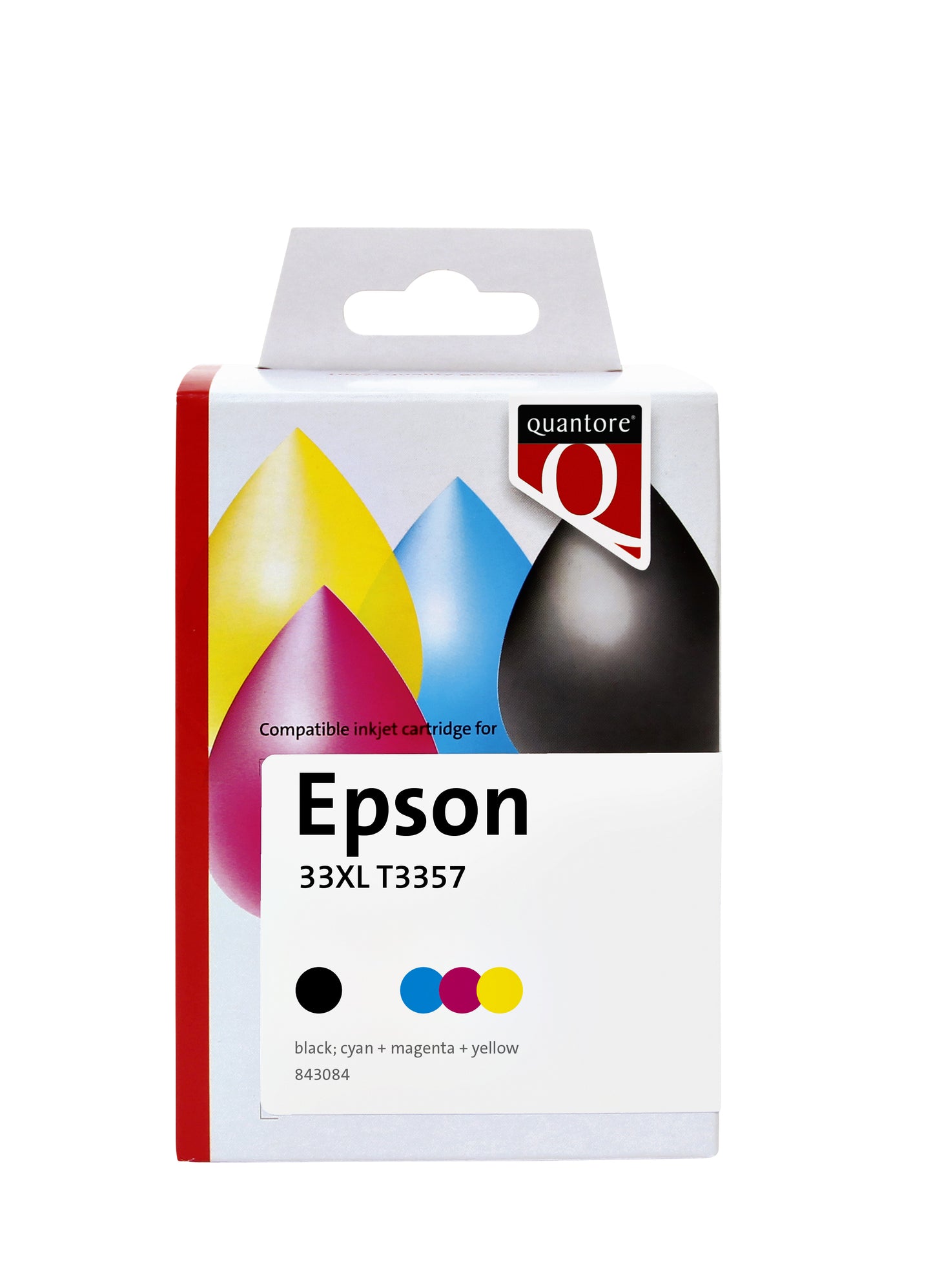 Inktcartridge Quantore Epson 33XL T3357 Zwart+Kleuren