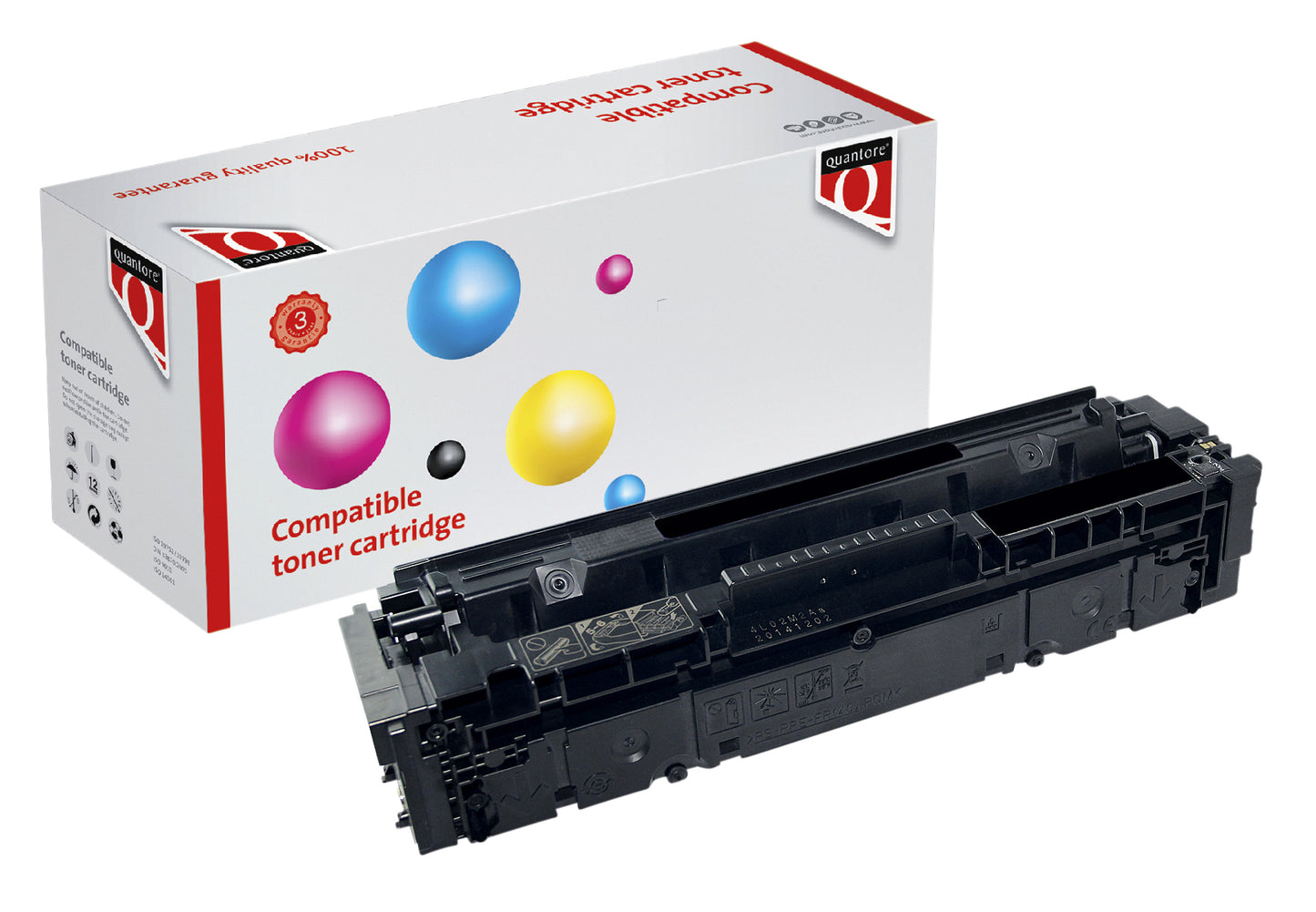Gereconditioneerde zwarte HP CF540A 203A tonercartridge