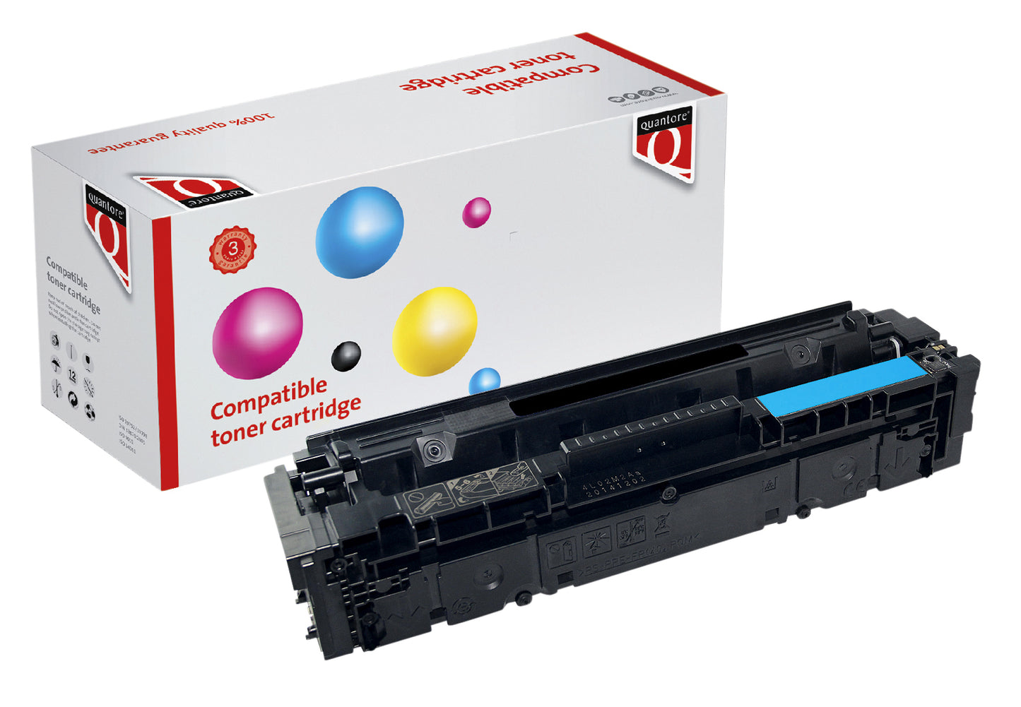 Quantore HP CF541A 203A Blauw Tonercartridge