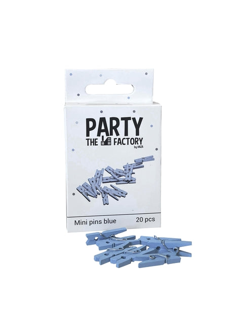 Mini Wasknijpers Haza Blauw