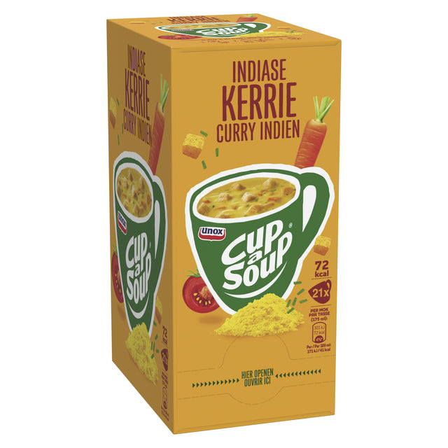 Cup-a-Soup Unox Indiase Kerrie 175ml zakjes, 21 stuks - 4