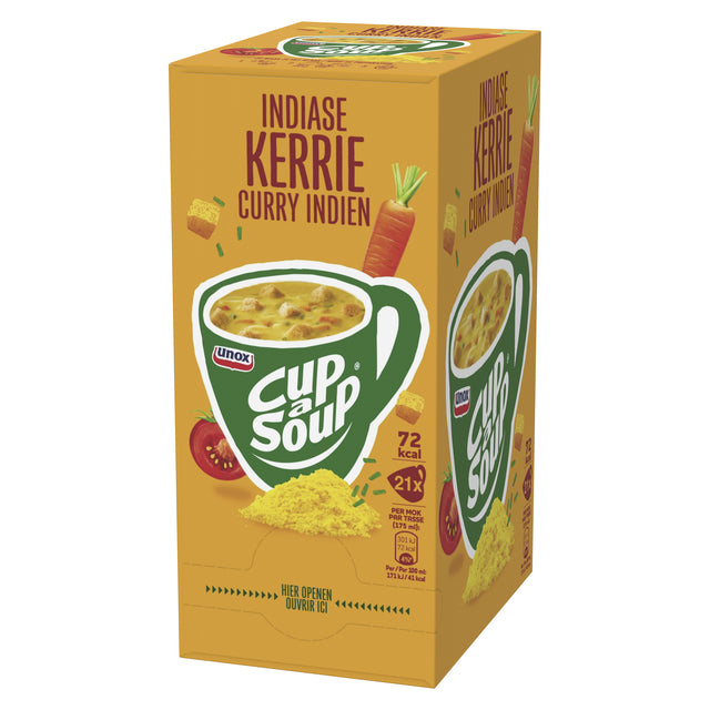 Cup-a-Soup Unox Indiase Kerrie 175ml zakjes, 21 stuks - 5