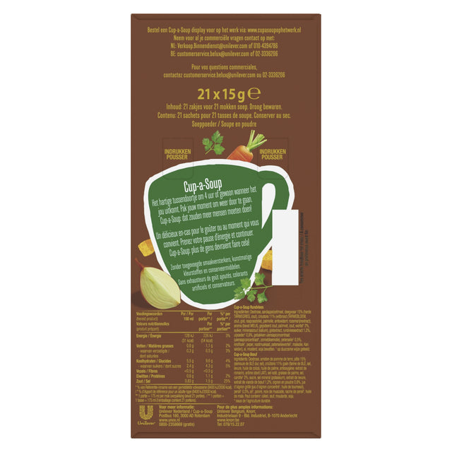 Cup-a-Soup Unox rundvlees 175ml – Hartige rundvleessmaak - 3