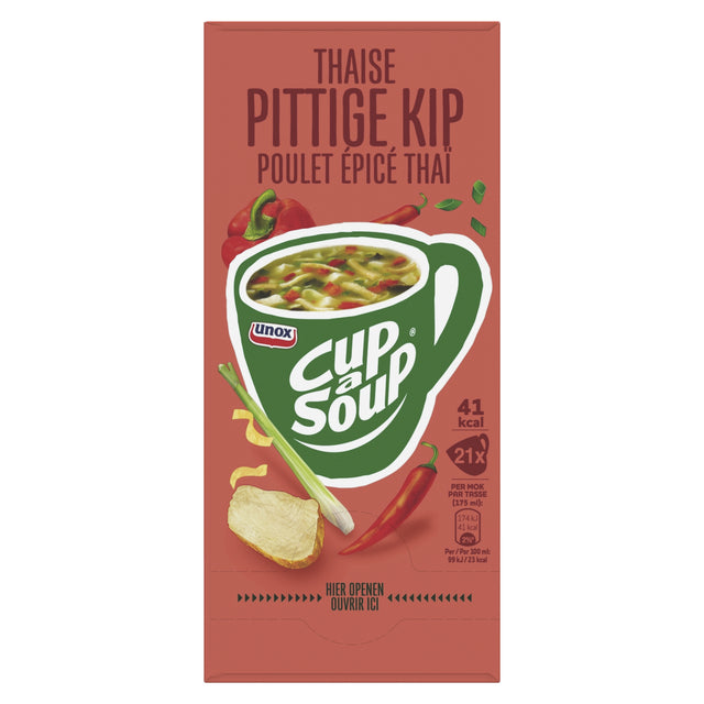 Unox Cup-a-Soup Thaise Pittige Kip 175ml - Pittige maaltijdsoep - 2
