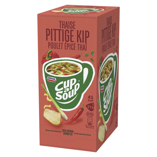 Unox Cup-a-Soup Thaise Pittige Kip 175ml - Pittige maaltijdsoep - 4