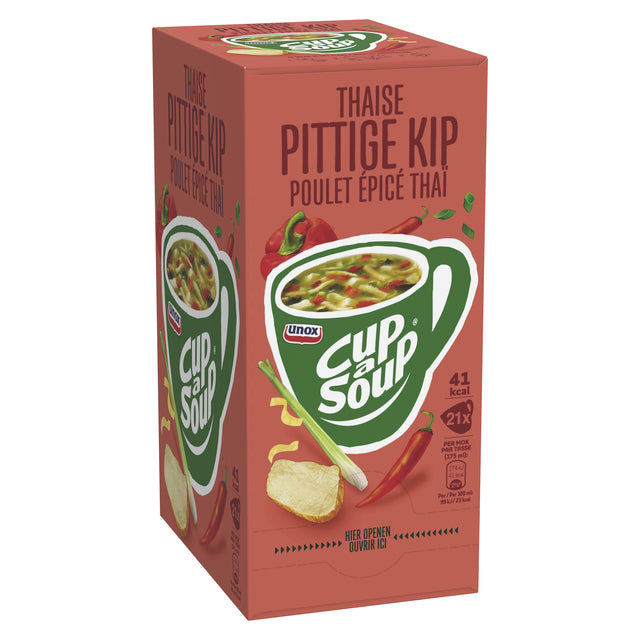 Unox Cup-a-Soup Thaise Pittige Kip 175ml - Pittige maaltijdsoep - 5