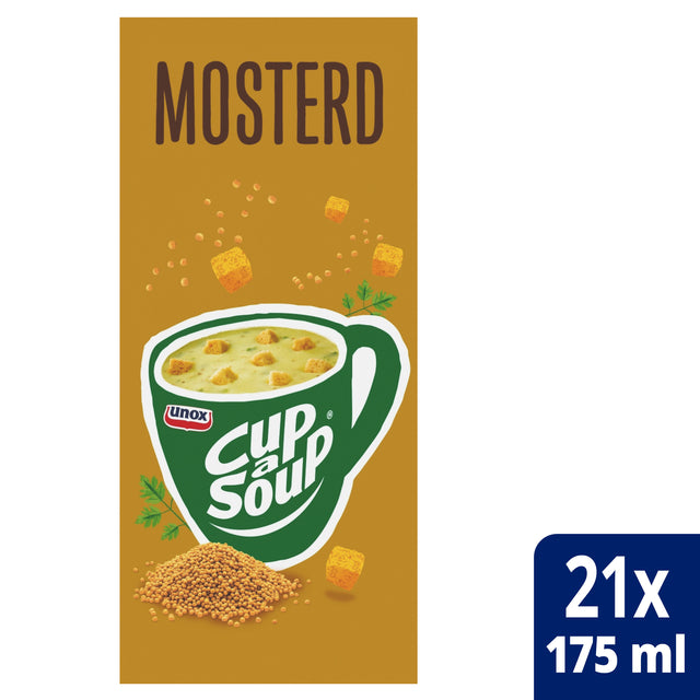 Cup-a-Soup Unox mosterd 175ml – Pittige en snelle soep