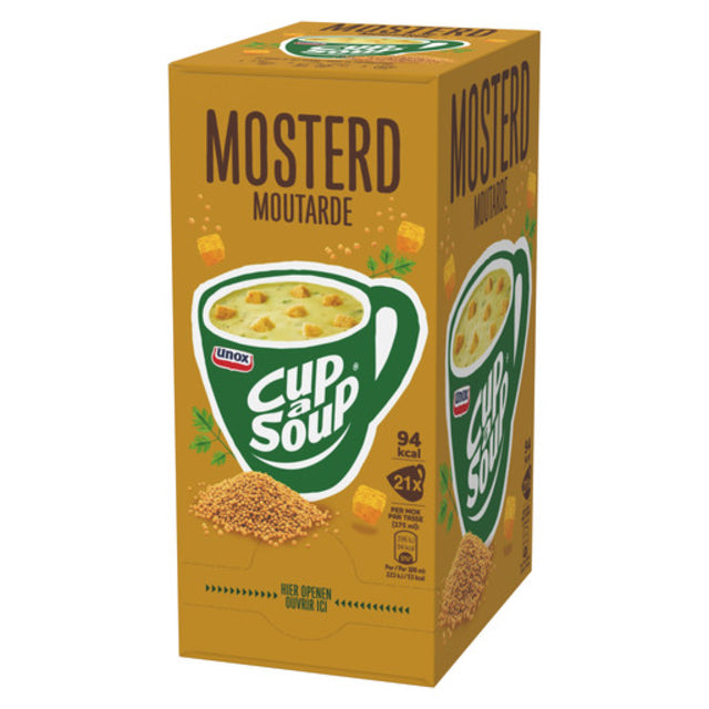 Cup-a-Soup Unox mosterd 175ml – Pittige en snelle soep - 4
