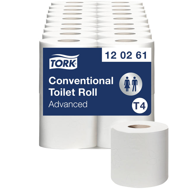 Toiletpapier Tork T4 Advanced 2-laags wit, 120261