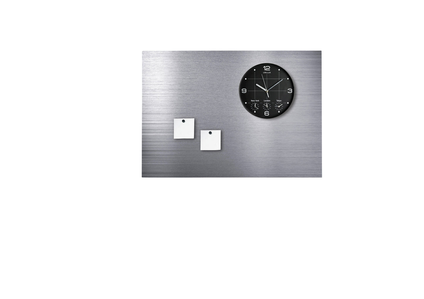 Wandklok UNILUX On Time, diameter 30,5cm zwart/wit - 3