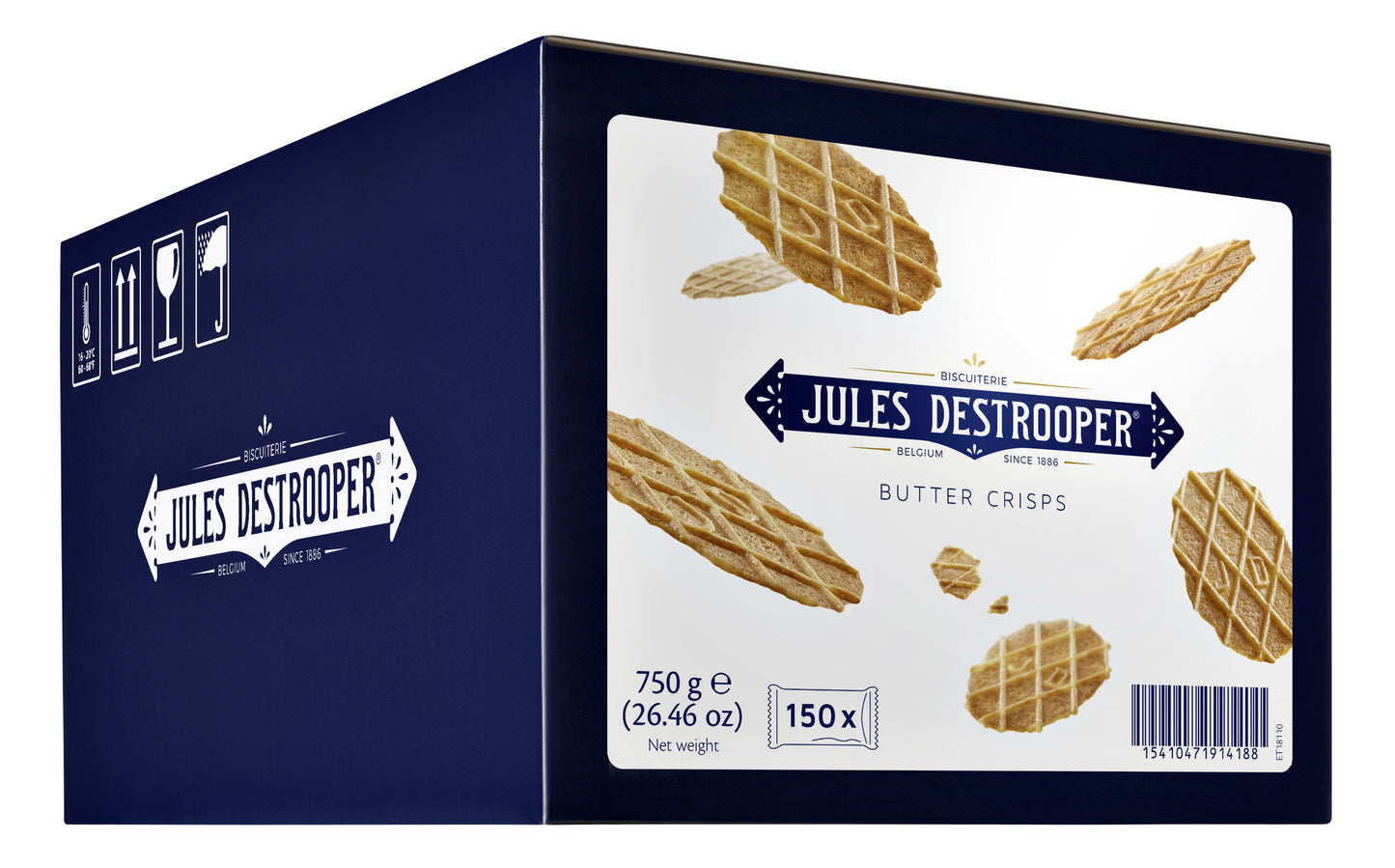 Jules Destrooper Natuurboterwafels 150 Stuks