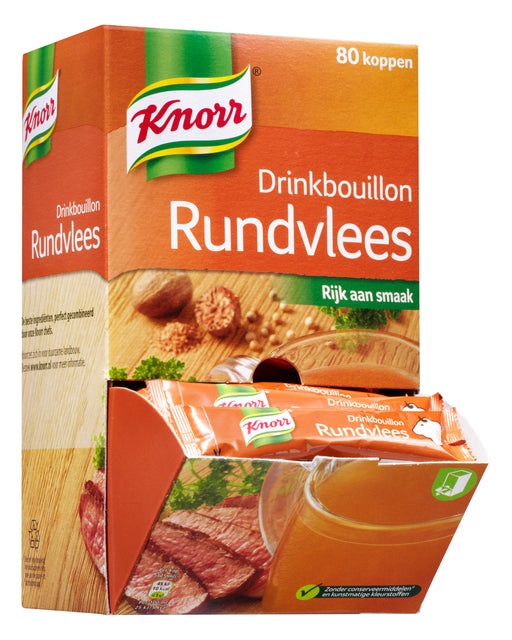 Knorr Rundvlees Drinkbouillon Sachets, 80 stuks - 3