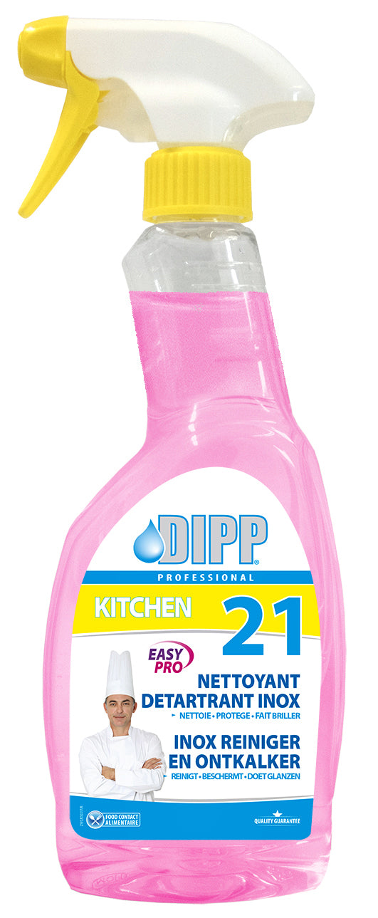 DIPP Inox Reiniger en Ontkalker 500ml