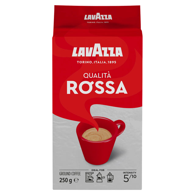 Koffie Lavazza Gemalen Qualita Rossa 250g