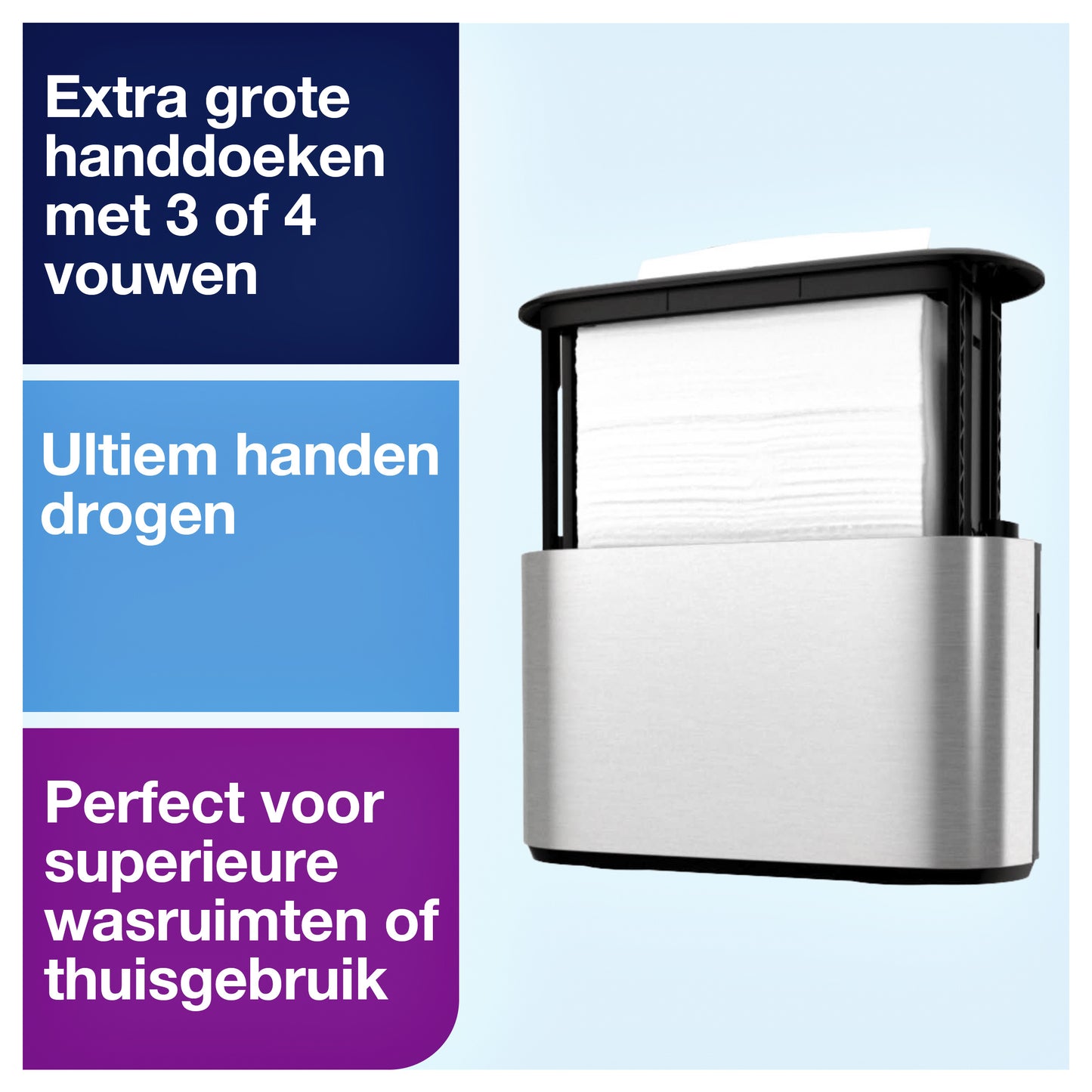 Handdoekdispenser Tork countertop H2 rvs, modern design - 6