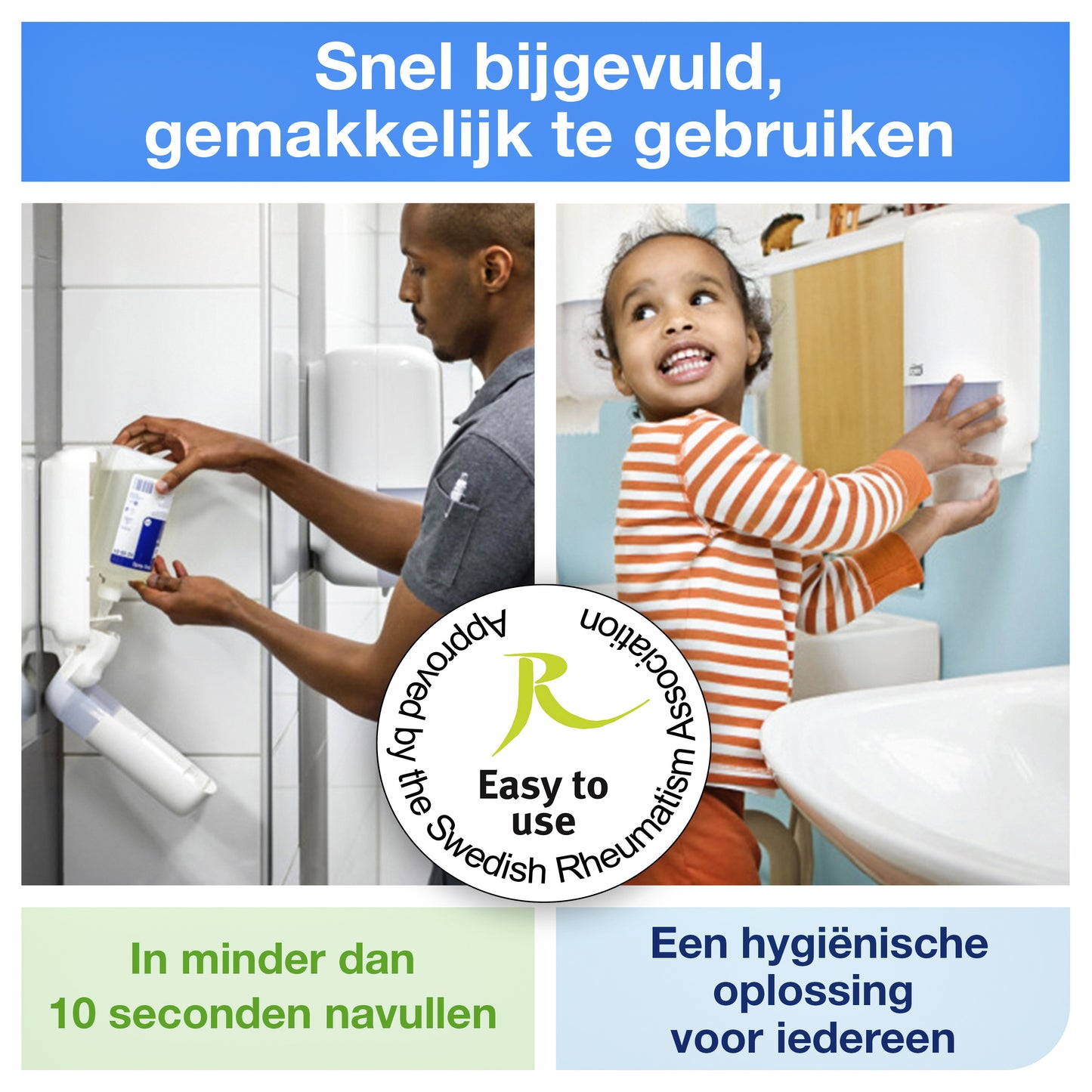 Zeepdispenser Tork Image sensor roestvrij staal, automatisch - 3