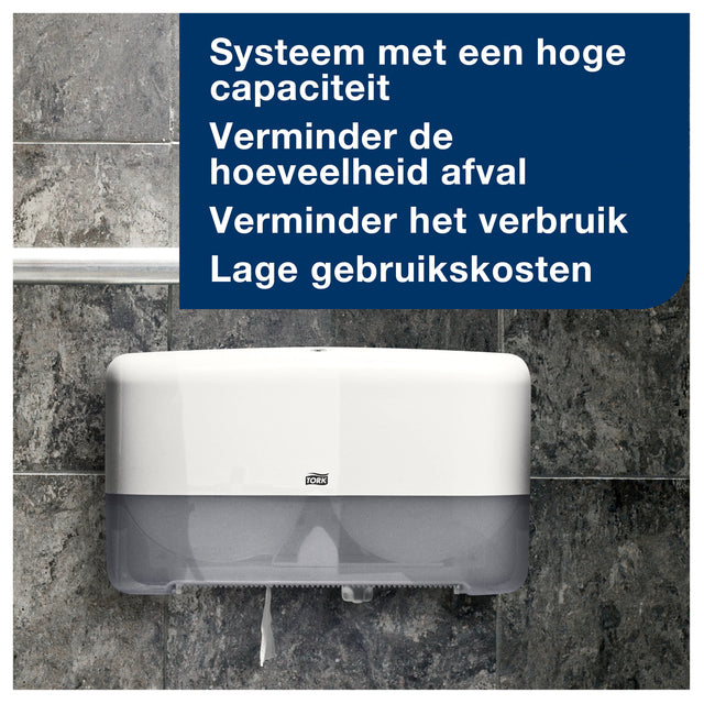 Tork T2 Mini Jumbo 2-laags Wit Toiletpapier 12 Rollen - 5