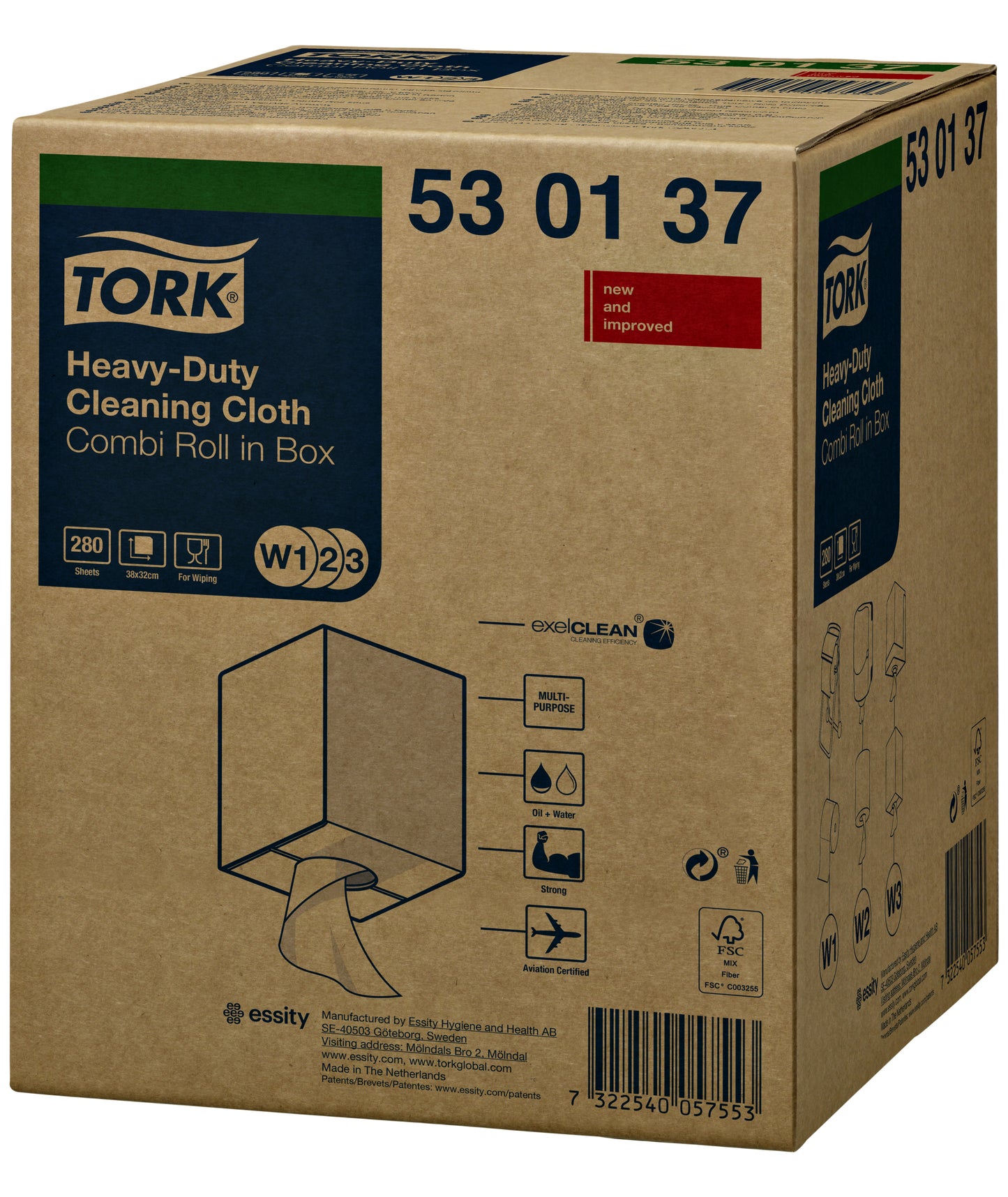 Tork Heavy-duty Combi Rol Reinigingsdoek 530137 - 2
