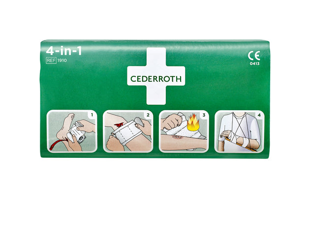 Cederroth bloedstelpend verband 4-in-1 groot