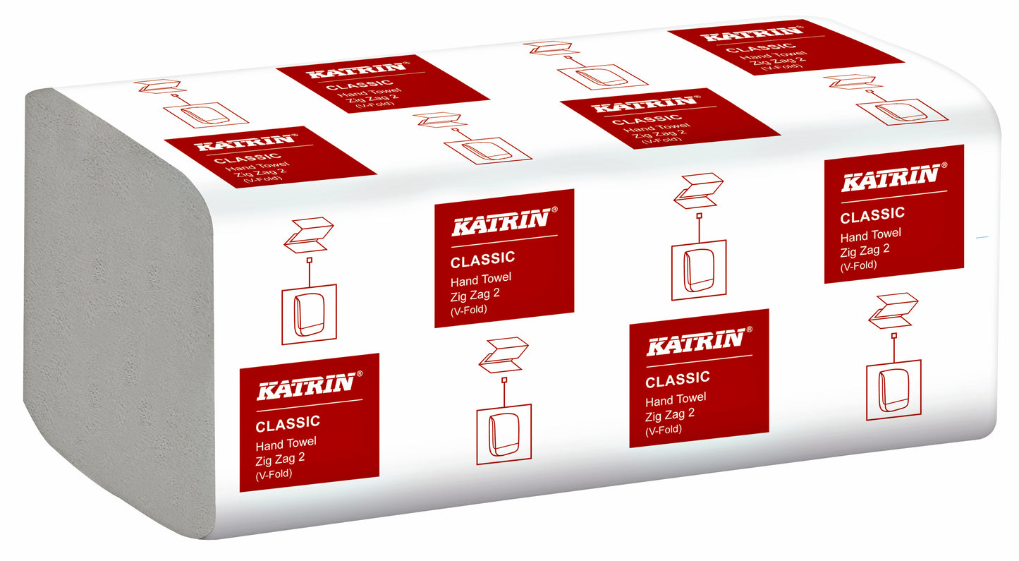 Handdoek Katrin Z-vouw 2-laags 23x23cm 20x200 stuks