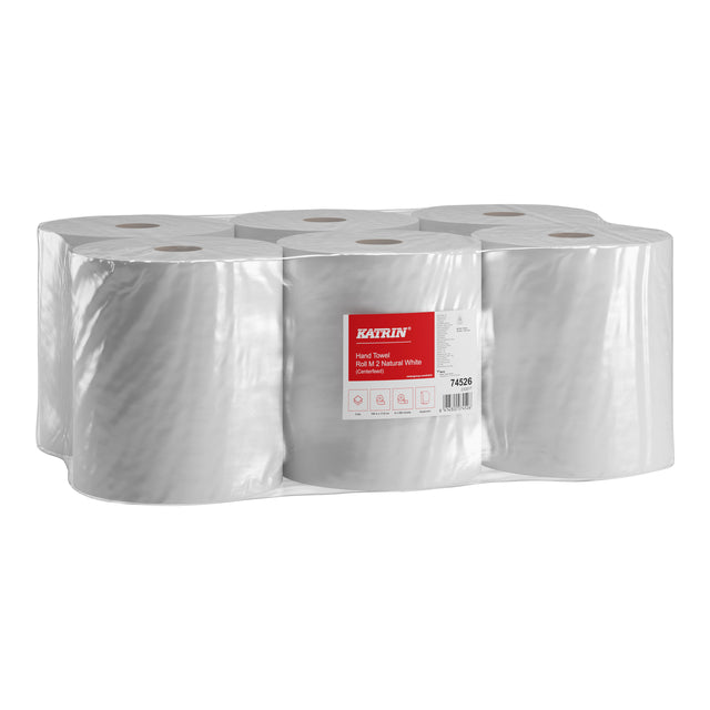 Handdoek Katrin Centerfeed 2-laags Wit 150m - 2