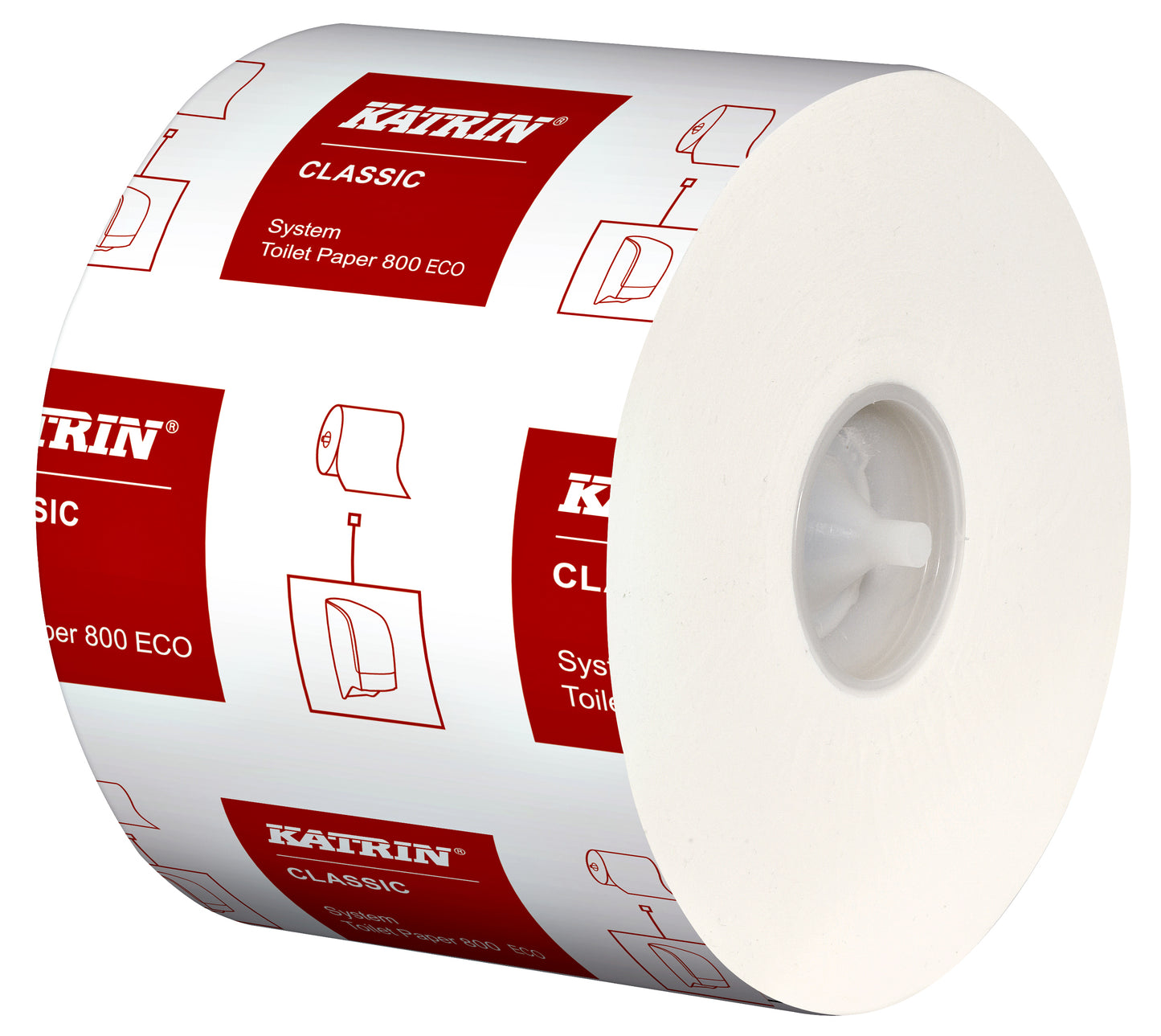 Toiletpapier Katrin System 2-laags Wit 36 Rollen