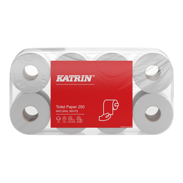 Toiletpapier Katrin 2-laags Wit 64 Rollen - 2