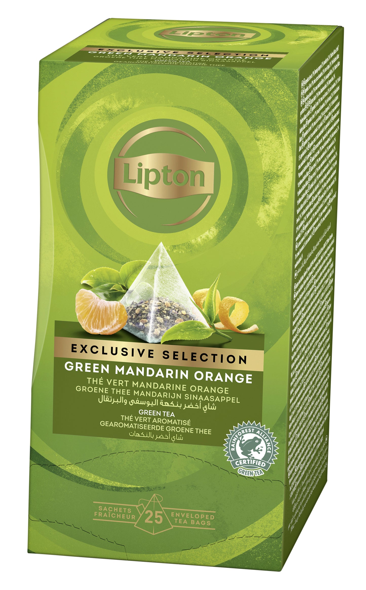 Lipton Green Tea met Mandarijn en Sinaasappel 25 piramidezakjes - 2