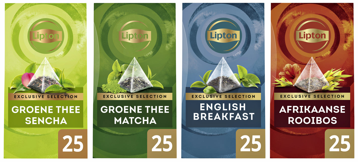 Lipton Green Tea met Mandarijn en Sinaasappel 25 piramidezakjes - 4