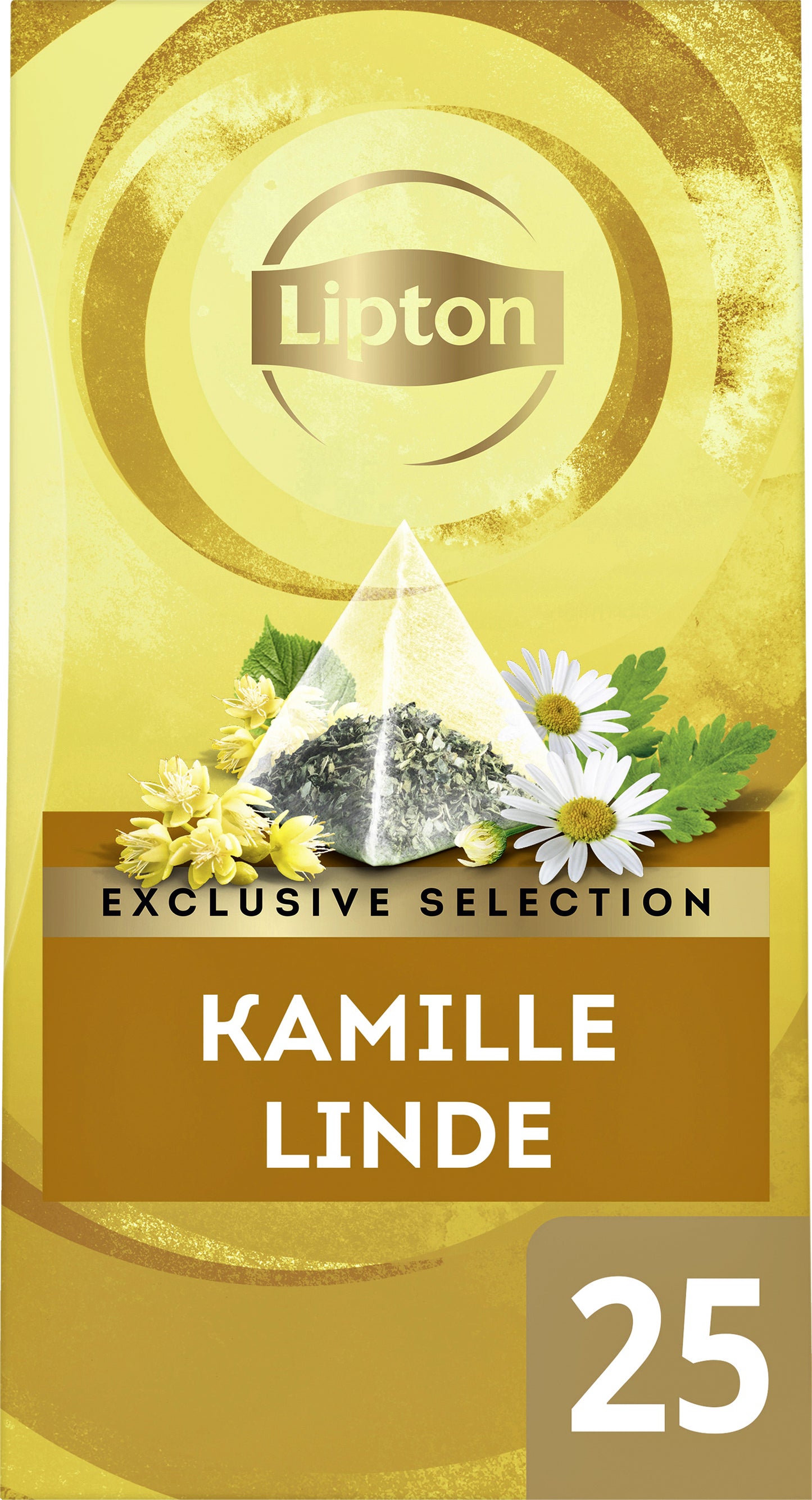 Thee Lipton Kamille Linde piramidezakjes 25x2g