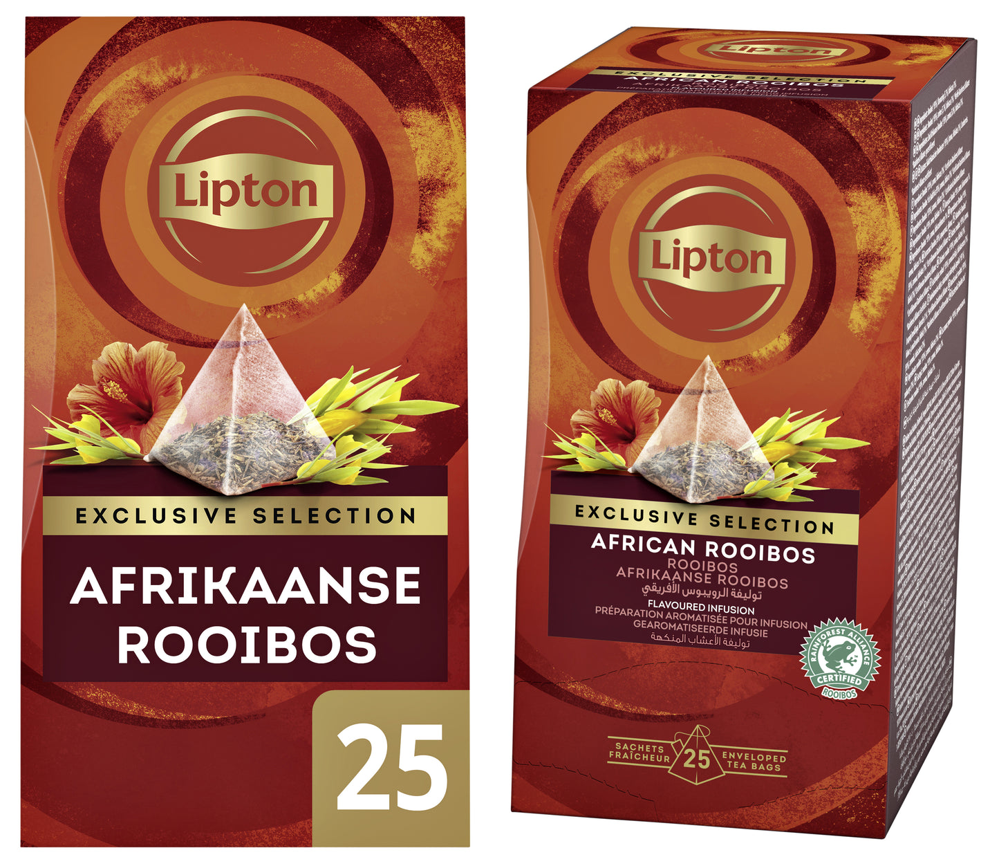 Thee Lipton Exclusive Selection Afrikaanse Rooibos 25x2g - 3
