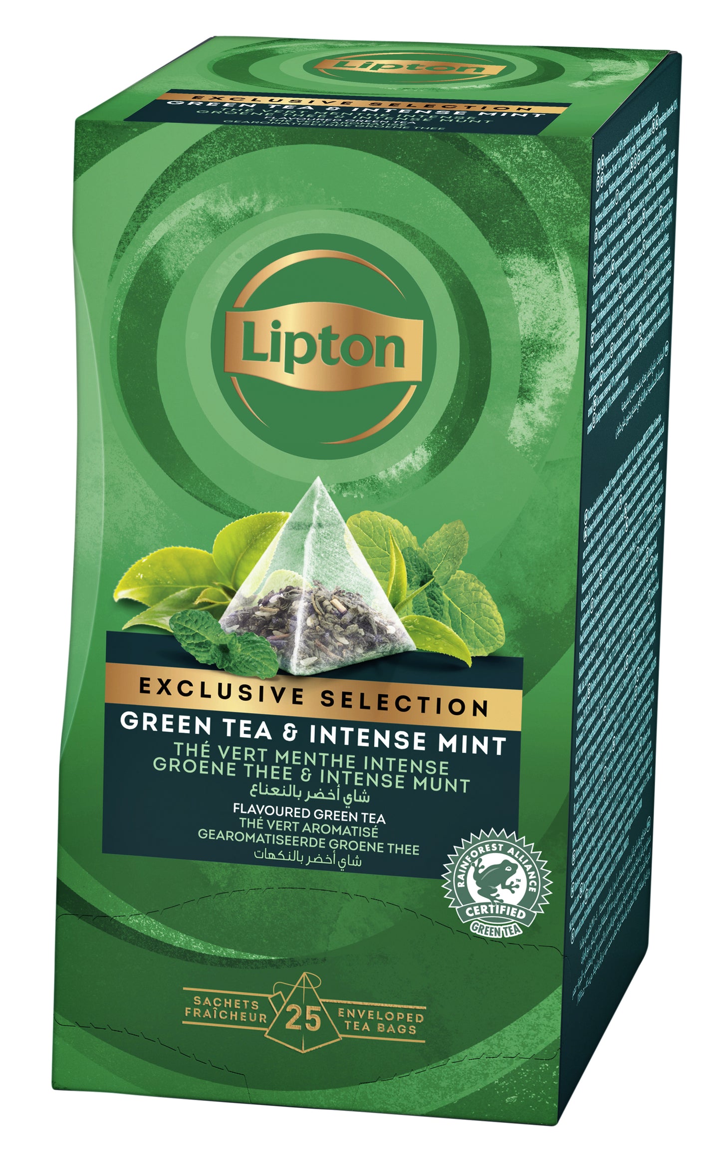 Lipton Exclusive Groene Thee Munt Piramidezakjes 25x2gr - 2