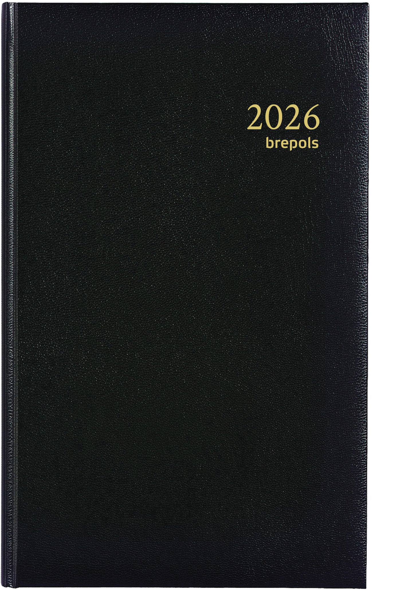 Agenda 2025 Brepols Brefix Lima 1 dag/1 pagina zwart