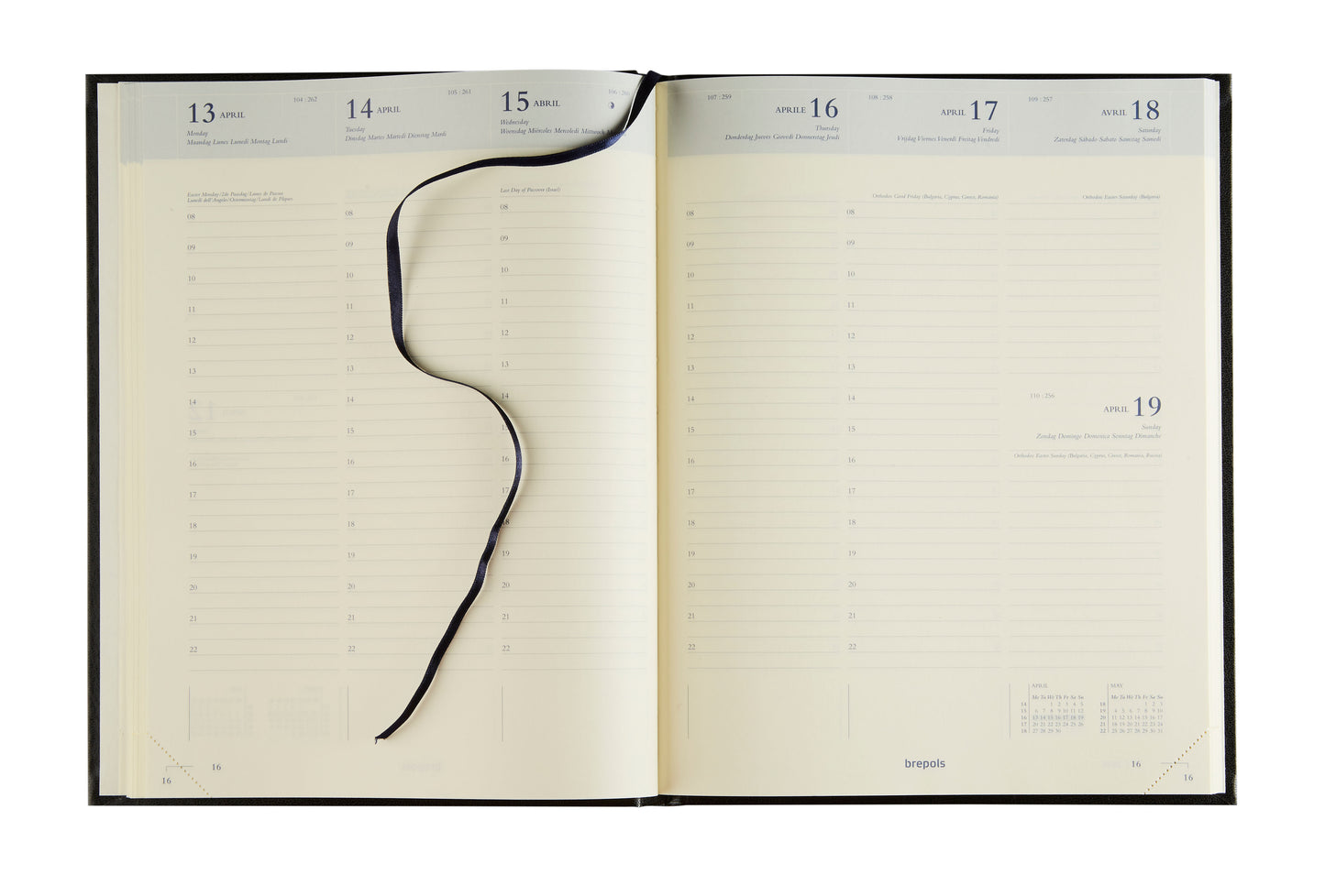 Agenda 2024 Brepols Concorde Lima 7 dagen/2 weken blauw - 2