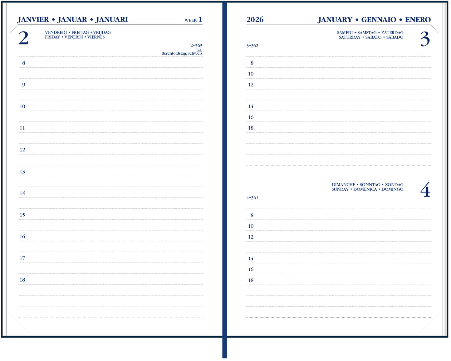 Agenda 2025 Ryam Memoplan 1 Mundior 1d/1p Bordeaux - 2