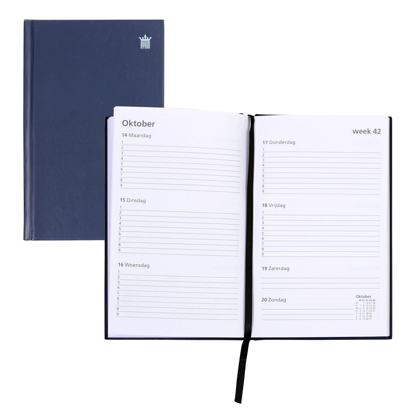 Schoolagenda 2024-2025 Ryam Studie Uni 7d/2p dubbele pagina - 3