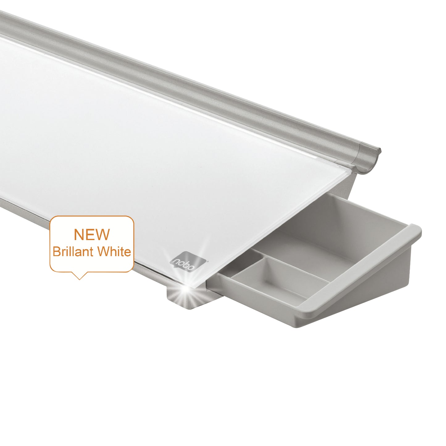 Nobo Diamond Notitietableau van Gehard Veiligheidsglas - 3