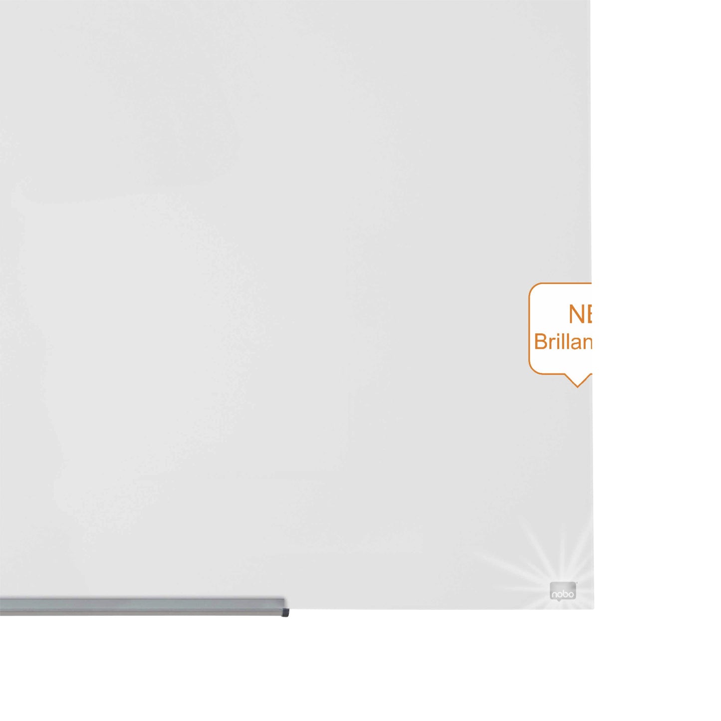 Nobo Glasbord Impression Pro 1260x711mm Wit - Magnetisch en Bestand tegen Vlekken - 3