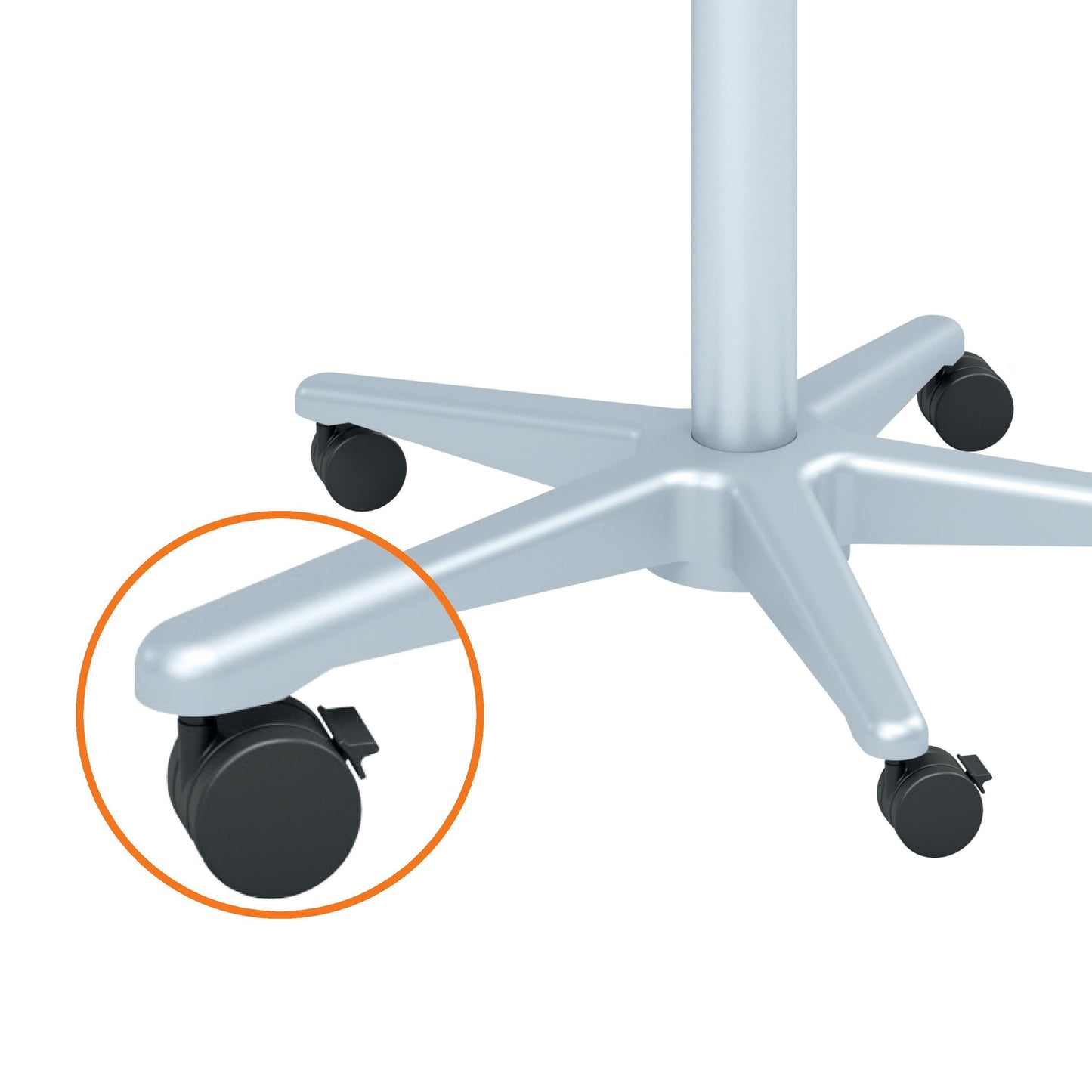 Mobiele Flipover Nobo Classic Magnetisch Klem, 100x70cm - 5