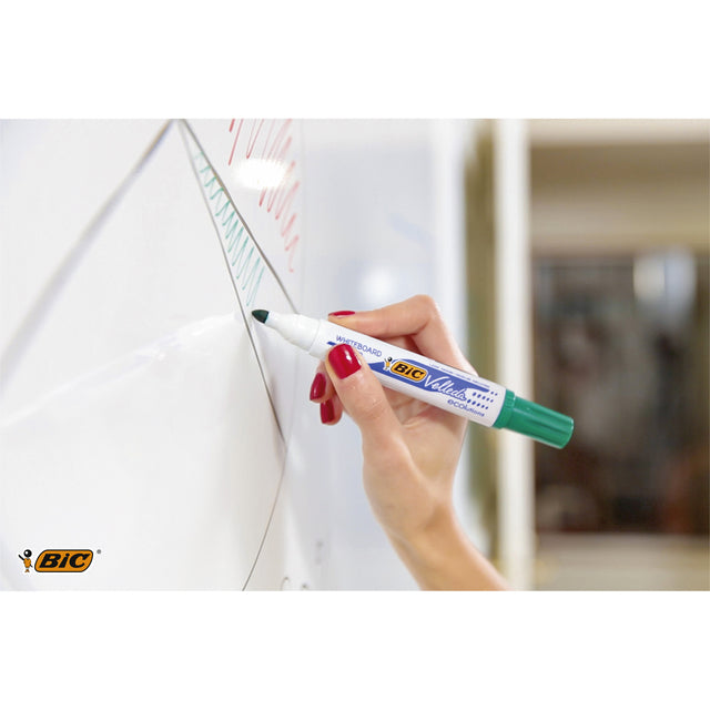 Viltstift Bic 1701 Whiteboard Rond 1,4mm Rood - 4