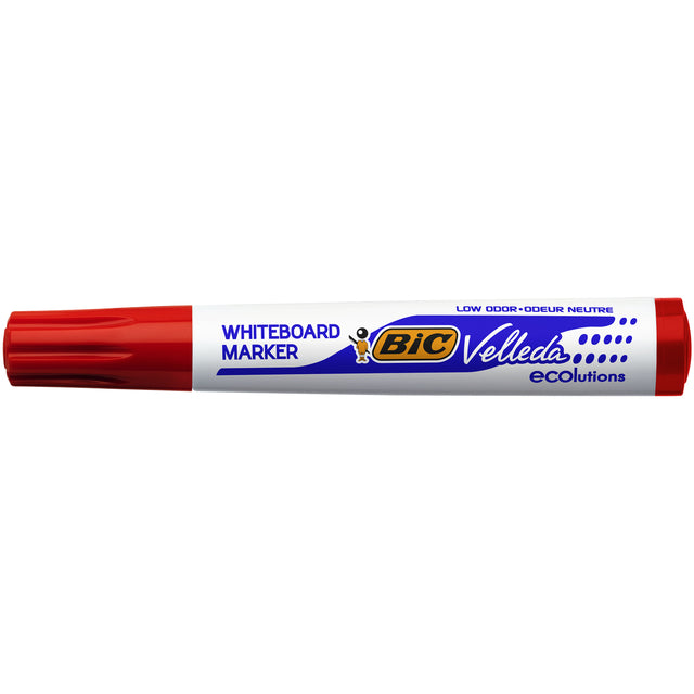 Viltstift Bic 1701 Whiteboard Rond 1,4mm Rood - 6