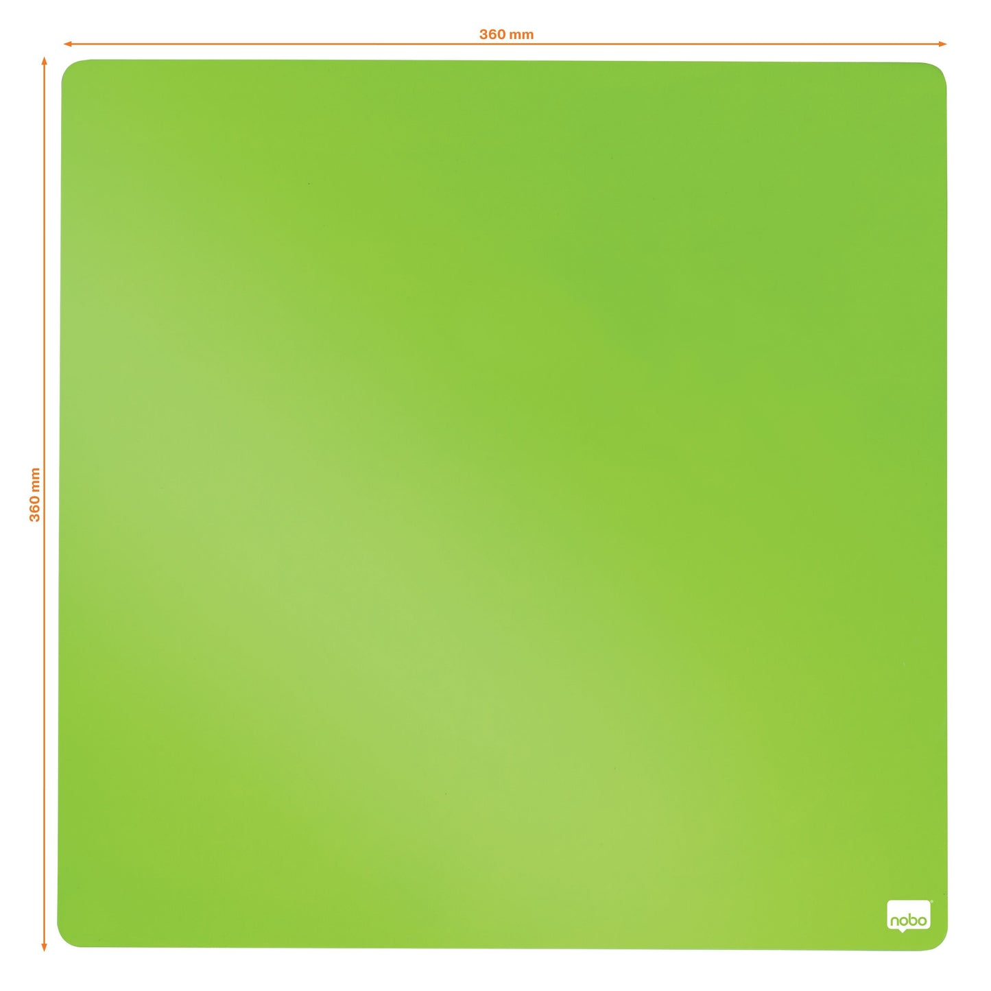 Nobo Whiteboard Tegel 36x36cm Groen, magnetisch en modulair - 2