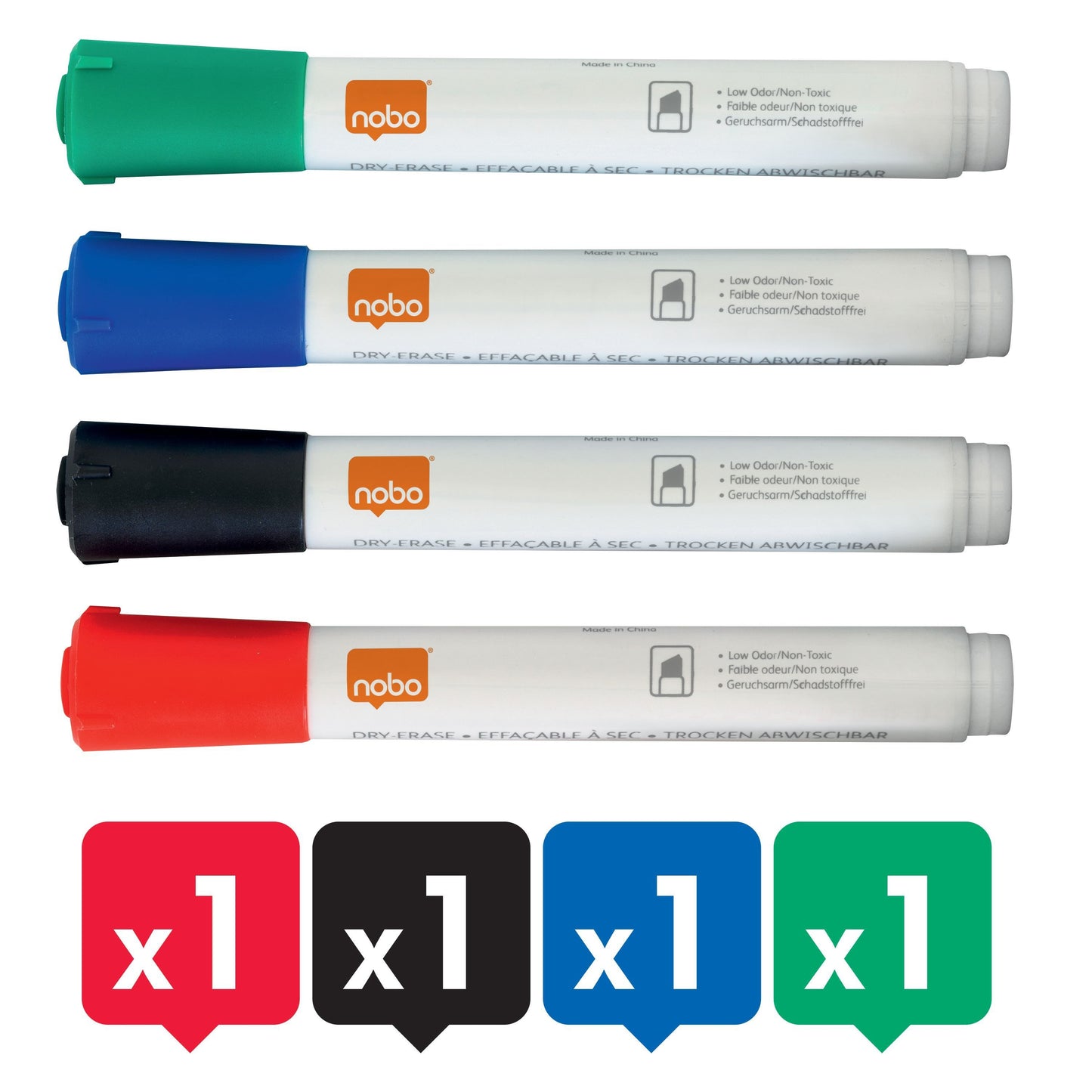 Whiteboard Starterkit met Markers, Wisser en Reinigingsspray - 2